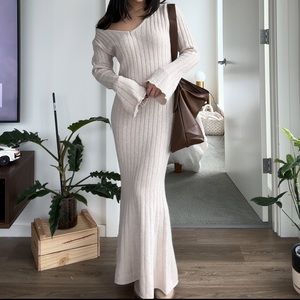 Knitted maxi dress